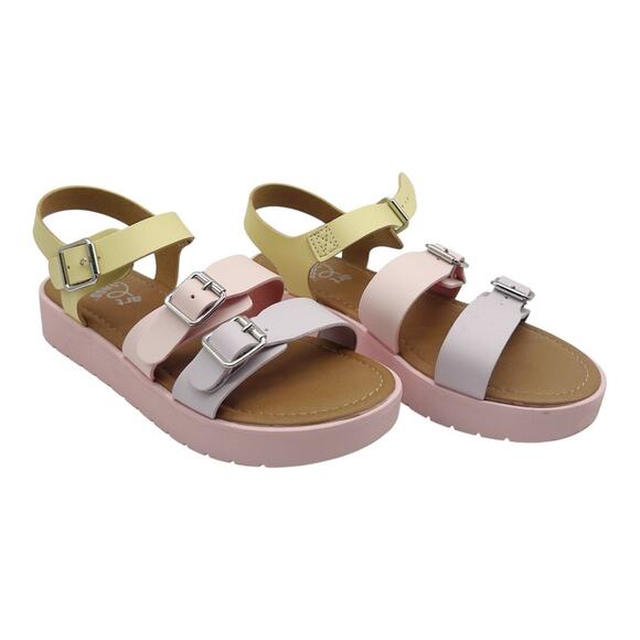 Target art class Kid's Meghan Buckle Platform Sandals Size 2 - Picture 2 of 9